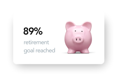 A pink piggy bank sits beside text displaying